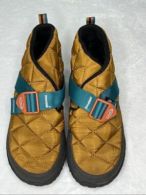 Chaco Women’s Ramble Puff Ankle Bootie Camping Slippers Retro Camel Brown 10